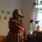 Jo Parfitt reading an excerpt from her newly published novel Sunshine Soup (Summertime Publishing)