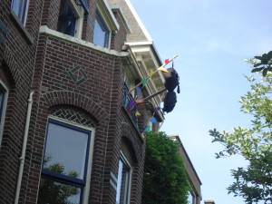 Dutch backpack and flags on www.adventuresinexpatland.com